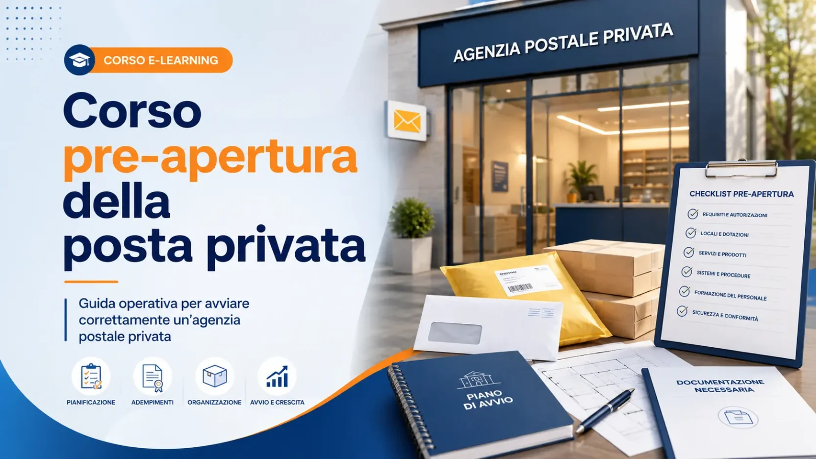 Corso pre-apertura della posta privata